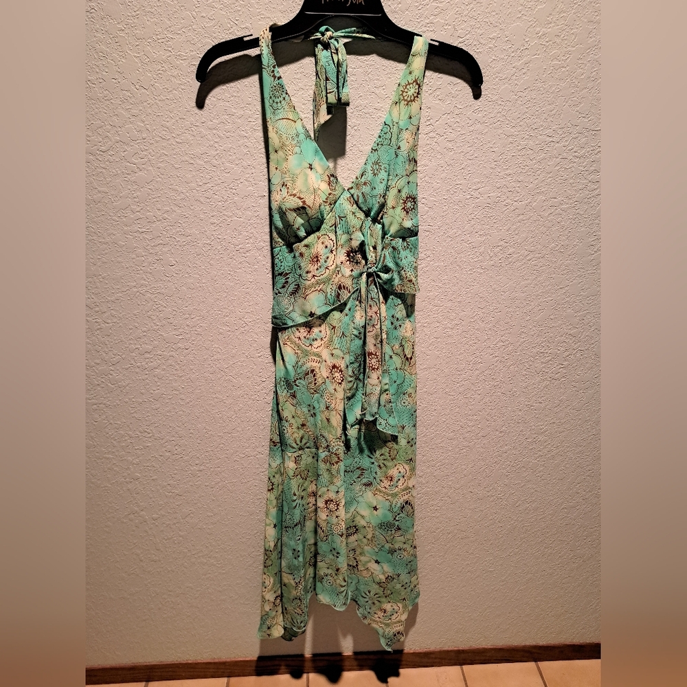 Trixxi green multicolor dress